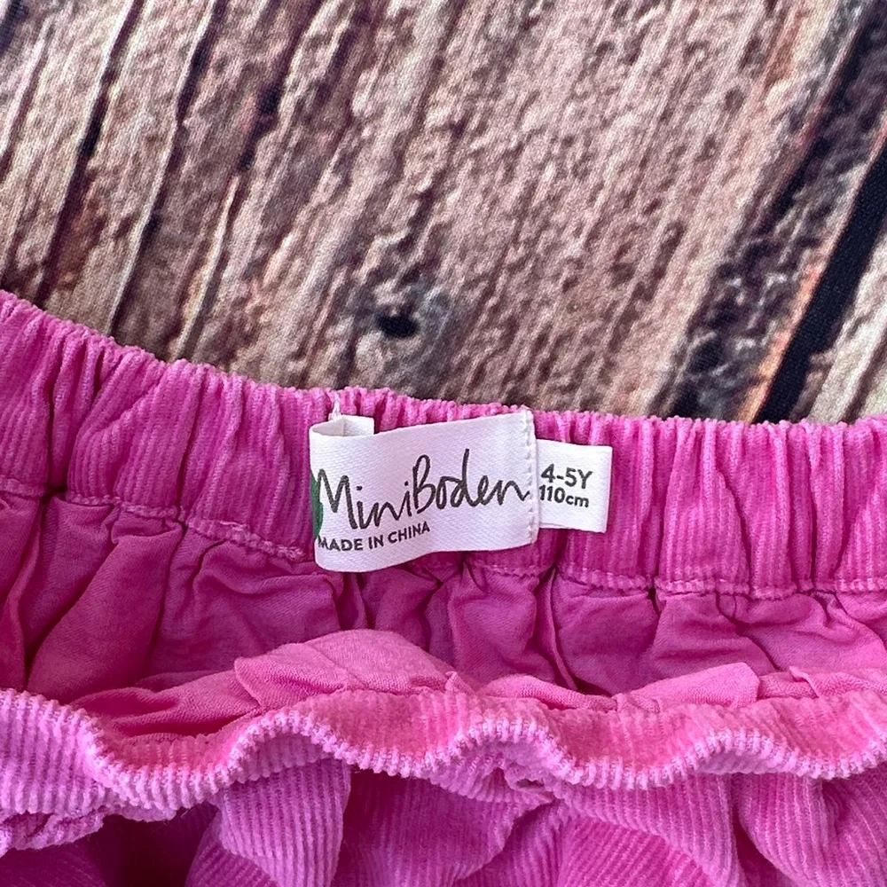 Mini Boden Vibrant Pink Fox Skirt - Picture 2 of 8